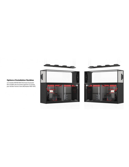 Red Sea Reefer™ MAX PENINSULA 500 G3 Blanc (AQUARIUM+MEUBLE+TOUT L'ÉQUIPEMENT)