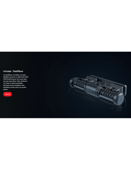 Red Sea Reefer™ MAX PENINSULA S-700 G3 Noir (AQUARIUM+MEUBLE+TOUT L'ÉQUIPEMENT)