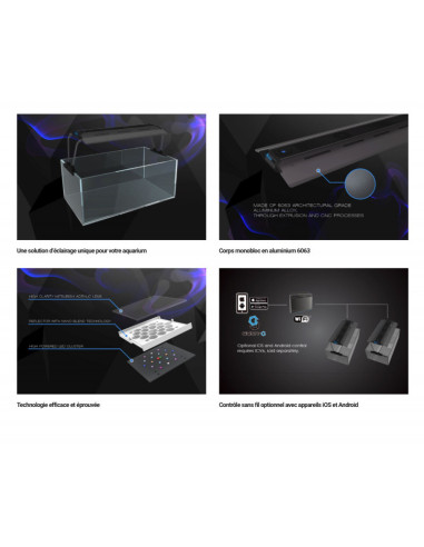 MAXSPECT RSX 150 WATTS - Rampe LED EAU DE MER