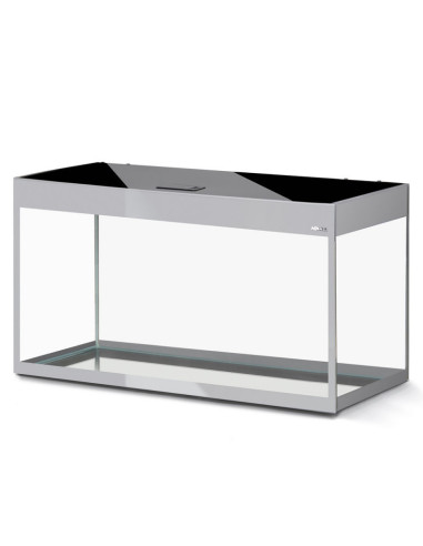 AQUAEL GLOSSY ST 100 blanc Day&Night 215L - Aquarium + éclairage LED