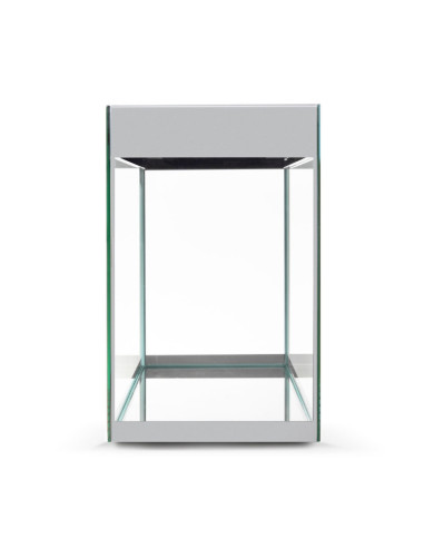 AQUAEL GLOSSY ST 100 blanc Day&Night 215L - Aquarium + éclairage LED