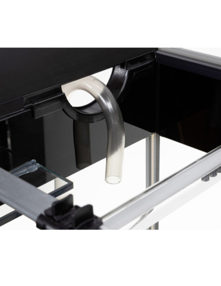AQUAEL GLOSSY ST 100 blanc Day&Night 215L - Aquarium + éclairage LED