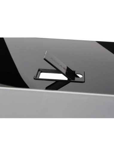 AQUAEL GLOSSY ST 100 blanc Day&Night 215L - Aquarium + éclairage LED